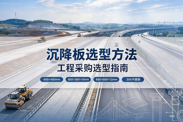 寿宁沉降板选择方法