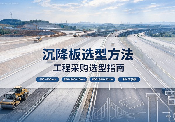 寿宁沉降板选择方法